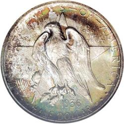 1936-D 50C Texas MS68 NGC