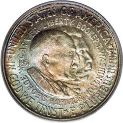 1951 50C Washington-Carver MS66 PCGS