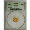 1903 G$1 Louisiana Purchase/McKinley MS63 PCGS