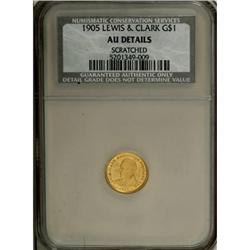 1905 G$1 Lewis and Clark--Scratched--NCS. AU