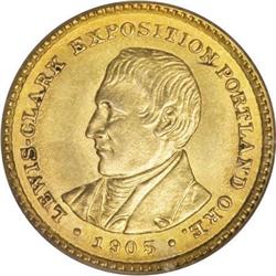 1905 G$1 Lewis and Clark MS63 PCGS