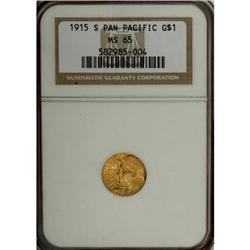 1915-S G$1 Panama-Pacific Gold Dollar MS65 NGC