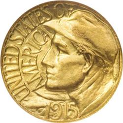 1915-S G$1 Panama-Pacific Gold Dollar MS66 NGC