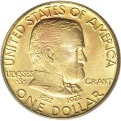 1922 G$1 Grant no Star MS67 PCGS