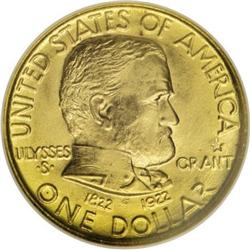 1922 G$1 Grant with Star MS67 NGC