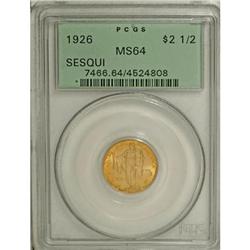 1926 $2 1/2 Sesquicentennial MS64 PCGS