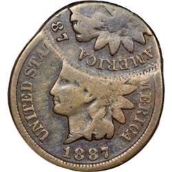 1887 1C Double Struck Good 6 NGC