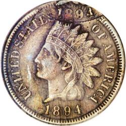 1894 Cent--Double Struck--XF45 NGC