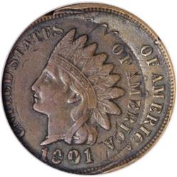 1901 1C Double Struck XF45 ANACS