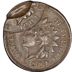 1904 1C Double Struck, Off Center NGC