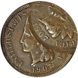 1907 1C Double Struck VF30 NGC