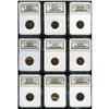 Image 1 : Nine Lincoln Cent Mint Errors, All NGC
