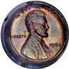 Image 1 : 1966 Lincoln Cent--Obverse Die Cap--MS65 RB NGC