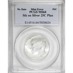 No Date 50C MS64 PCGS