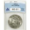 Image 1 : 1978 Ike $1 Off Center MS61 ANACS