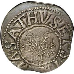 1652 SHILNG Oak Tree Shilling AU55 NGC