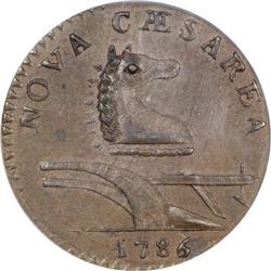 1786 COPPER New Jersey Copper, Narrow Shield