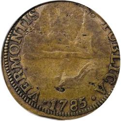 1785 COPPER Vermont Copper, VERMONTIS VF30 PCGS