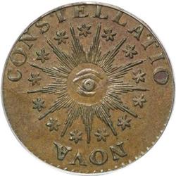 1785 COPPER Nova Constellatio Copper, Pointed