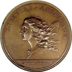 1781 Libertas Americana Medal MS63 NGC