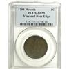 Image 3 : 1793 1C Wreath Cent--Vine and Bars-- AU55 PCGS