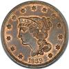 1839 1C Type of 1840 MS65 Red and Brown PCGS