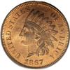 1867 1C MS65 Red PCGS