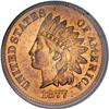 1877 1C MS66 Red and Brown NGC