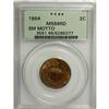 Image 3 : 1864 2C Small Motto MS66 Red PCGS