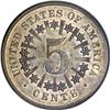 Image 2 : 1867 5C Rays PR62 PCGS
