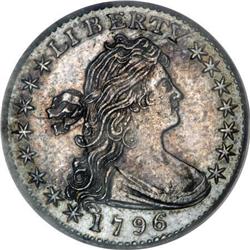 1796 H10C MS62 PCGS