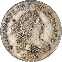 1798/97 10C 16 Stars on Reverse MS63 PCGS
