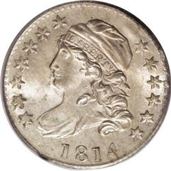 1814 10C Large Date MS65 PCGS