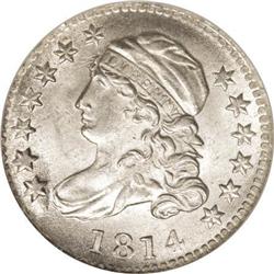 1814 10C Large Date MS66 NGC