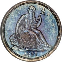 1837 10C No Stars PR64 NGC