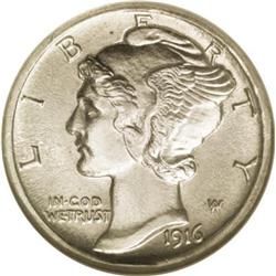 1916-D 10C MS63 Full Bands NGC