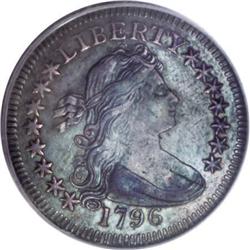 1796 25C XF45 PCGS
