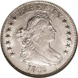 1805 25C MS66 NGC