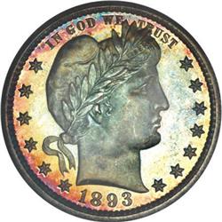 1893 25C PR68 PCGS
