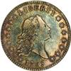1795 50C 2 Leaves AU50 NGC