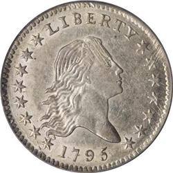 1795 50C 2 Leaves AU55 PCGS