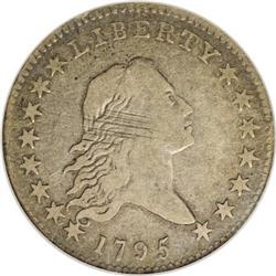 1795 50C 2 Leaves VF35 NGC