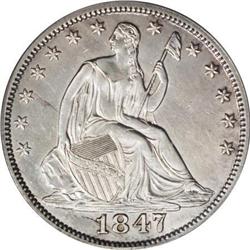 1847/6 50C--Improperly Cleaned--NCS. AU Details