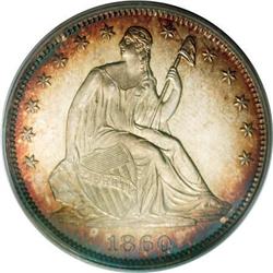 1860 50C MS66 PCGS