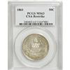 Image 3 : 1861 50C Scott Restrike MS63 PCGS