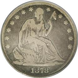 1878-S 50C VG8 PCGS
