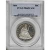 Image 3 : 1864 50C PR65 Cameo PCGS