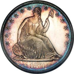 1874 50C Arrows PR65 Cameo NGC