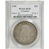 Image 3 : 1795 $1 Flowing Hair, Three Leaves XF45 PCGS
