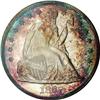 1867 $1 PR64 Deep Cameo PCGS
